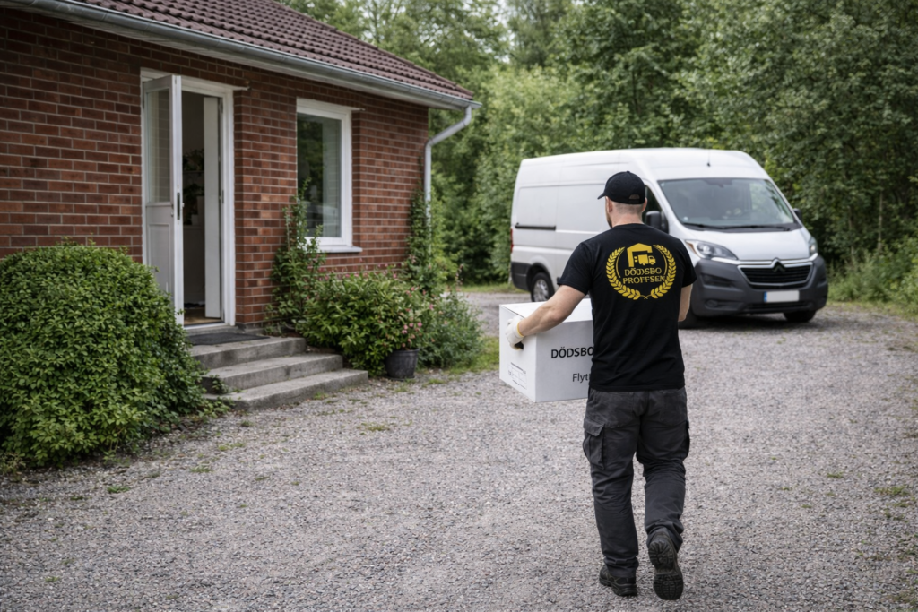 Tömning av dödsbo – organiserad sortering och bortforsling av bohag