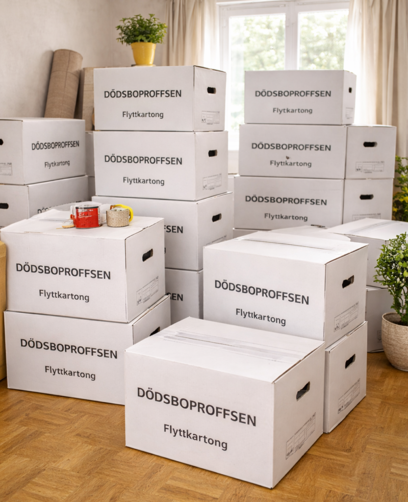 Sortering av bohag vid tömning av dödsbo