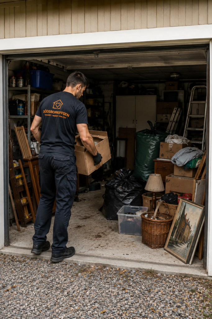 tömning av garage